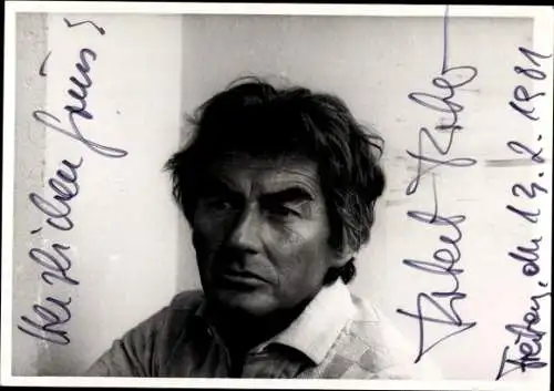 Ak Schauspieler Robert Rober, Portrait, Autogramm