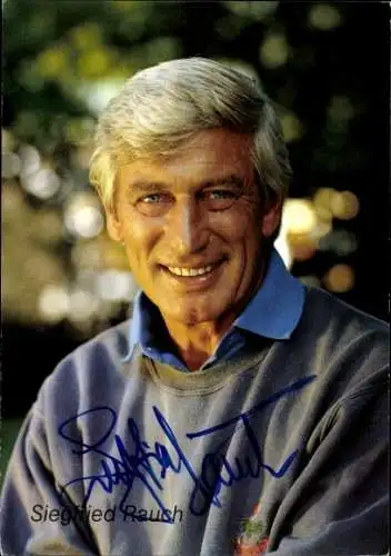 Ak Schauspieler Siegfried Rauch, Portrait, Autogramm