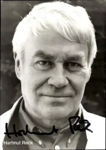 Ak Schauspieler Hartmut Reck, Portrait, Autogramm