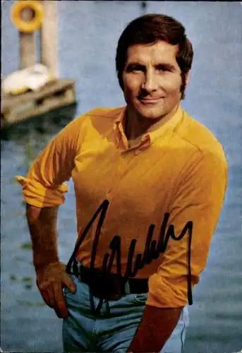 Ak Schauspieler und Sänger Freddy Quinn, Portrait, Autogramm