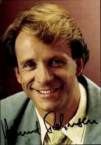 Ak Moderator Helmut Rehmsen, Portrait, Autogramm