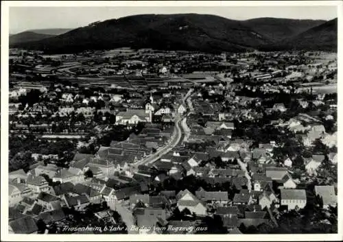 Ak Friesenheim im Ortenaukreis, Fliegeraufnahme, Stadtpanorama