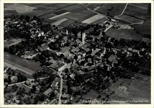 Ak Hartkirchen Pocking in Niederbayern, Fliegeraufnahme