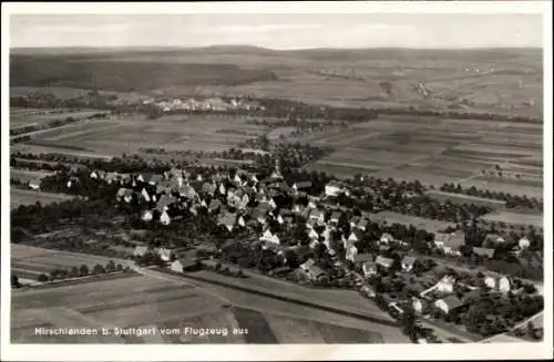 Ak Hirschlanden Ditzingen in Württemberg, Fliegeraufnahme