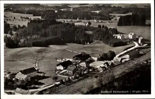 Ak Röthenbach im Allgäu, Fliegeraufnahme