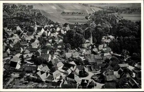 Ak Rüdenhausen in Bayern, Fliegeraufnahme