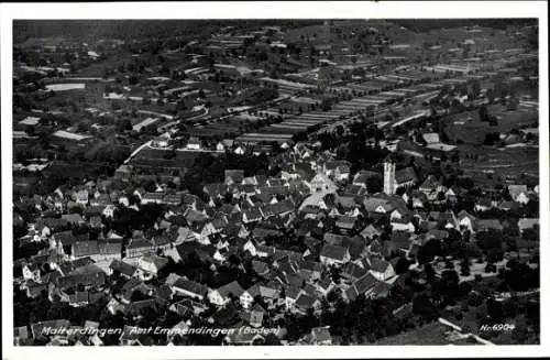 Ak Malterdingen in Baden, Fliegeraufnahme, Kirche