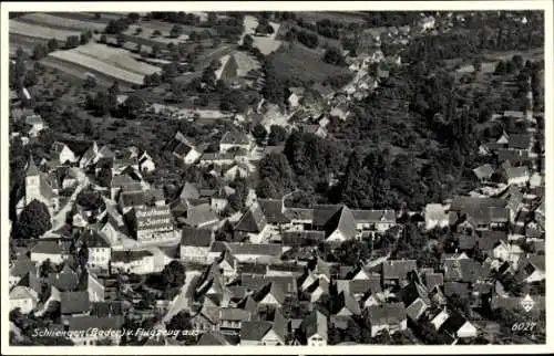 Ak Schlingen Bad Wörishofen im Unterallgäu, Fliegeraufnahme, Gasthaus zur Sonne