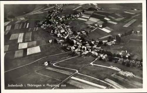 Ak Judenbach Föritztal in Thüringen, Fliegeraufnahme