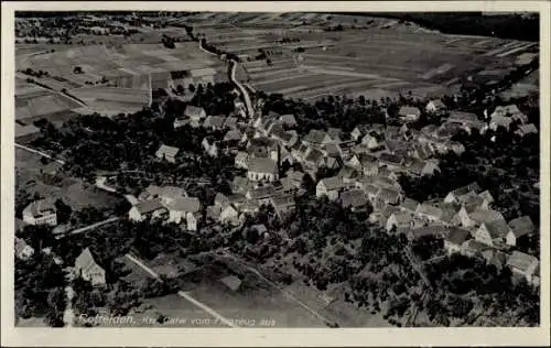 Ak Rotfelden Ebhausen im Schwarzwald Württemberg, Fliegeraufnahme