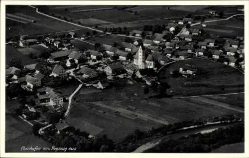 Ak Ebenhofen Biessenhofen im Ostallgäu, Fliegeraufnahme