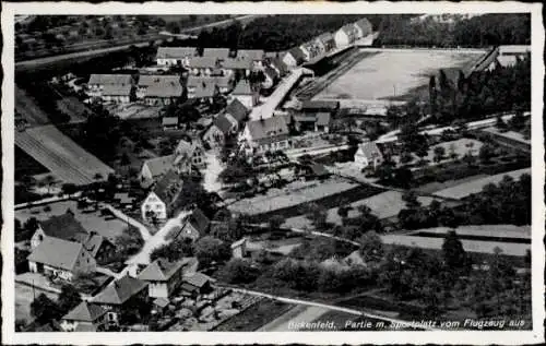 Ak Birkenfeld, Fliegeraufnahme, Sportplatz