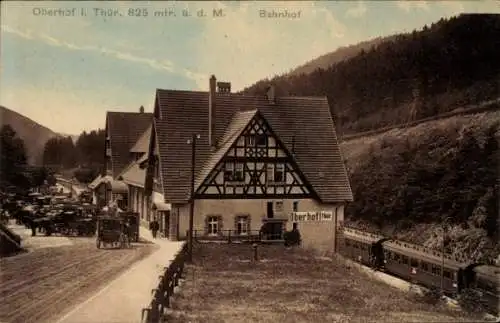 Ak Oberhof im Thüringer Wald, Bahnhof