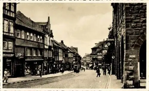 Foto Ak Nordhausen am Harz, Kornmarkt und Rautenstraße, Stadthaus, Polizei, Geschäfte