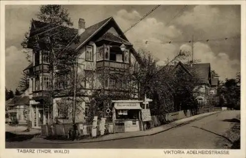 Ak Tabarz im Thüringer Wald, Viktoria Adelheidstraße, Bazar am Walde