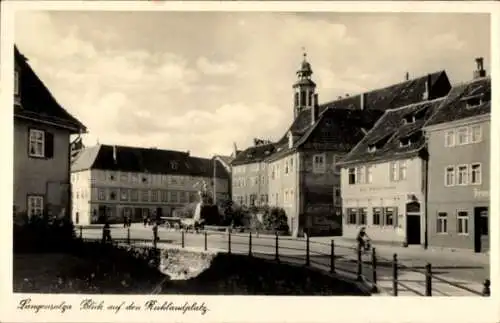 Ak Bad Langensalza in Thüringen, Ruhlandplatz, Denkmal