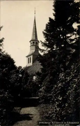 Ak Schenefeld in Holstein, 100jährige Kirchweih 12. September 1926