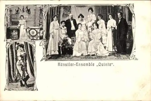 Ak Künstler-Ensemble Quinta, Musiker, Sänger, Anita, Uvira