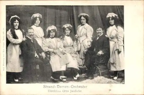 Ak Strand-Damen-Orchester, Dir. Otto Jaedicke