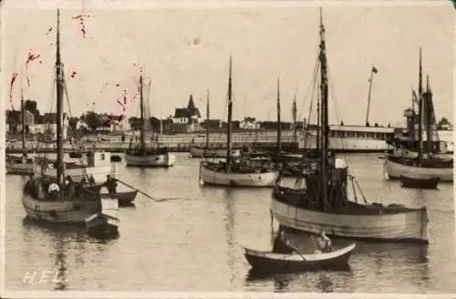 Ak Hel Hela Gdańsk Danzig, Hafen, Boote