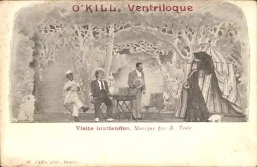 Ak O'Kill Ventriloquist, Unexpected Visit, Musik von A. Teste