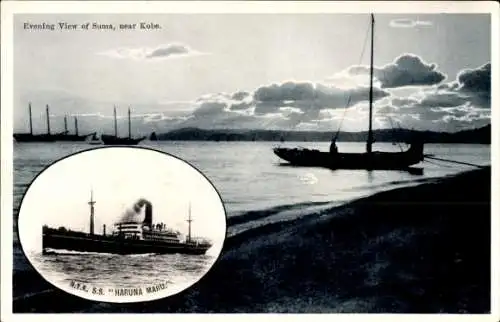 Ak Suma Suma-ku Präfektur Kobe Hyogo Japan, Dampfer Hakone Maru, NYK Line