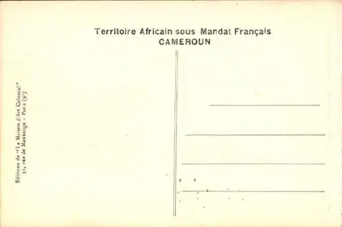 Ak Kamerun, Afrikaner, Gruppenfoto