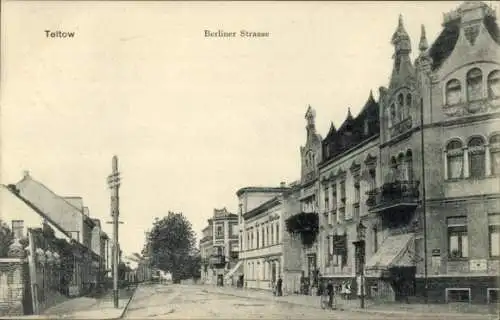 Ak Teltow in Brandenburg, Berliner Straße