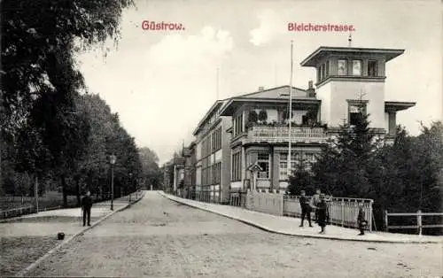 Ak Güstrow in Mecklenburg, Bleicherstraße