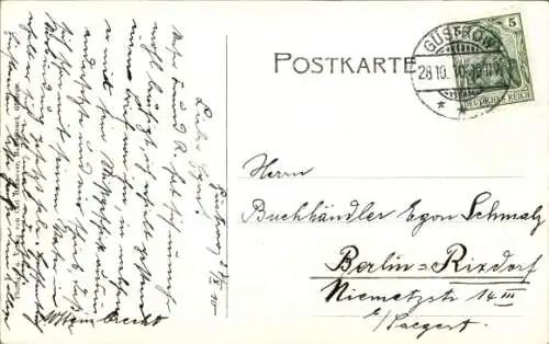 Ak Güstrow in Mecklenburg, Bleicherstraße