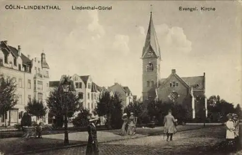 Ak Lindenthal Köln am Rhein, Evangelische Kirche