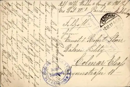 Ak Parchim in Mecklenburg, Gefangenenlager