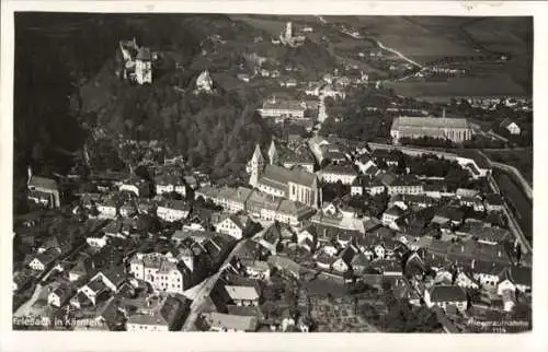 Ak Friesach in Kärnten, Luftaufnahme