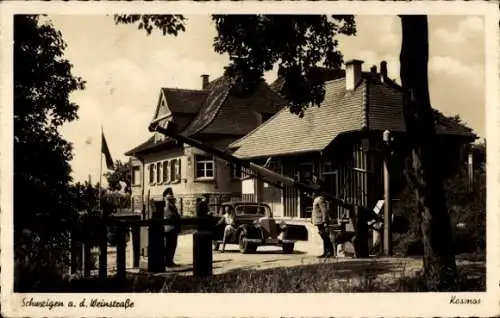 Ak Schweigen Rechtenbach an der Weinstraße Pfalz, Zollstation, Deutsch-französische Grenze