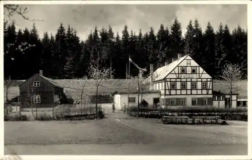 Foto Ak Neudorf Sehmatal im Erzgebirge, Jugendherberge