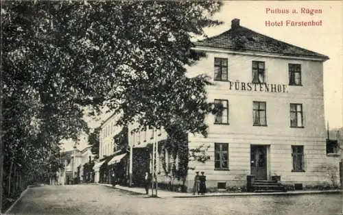 Ak Putbus auf der Insel Rügen, Hotel Füstenhof