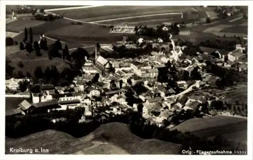 Ak Kraiburg am Inn Oberbayern, Fliegeraufnahme