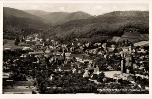 Ak Bad Bergzabern an der Weinstraße Pfalz, Luftaufnahme