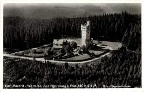 Ak Elgersburg in Thüringen, Carl Eduard Warte, W. Sänn, Aussichtsturm