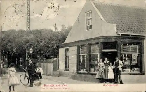 Ak Katwijk aan Zee Südholland Niederlande, Voorstraat