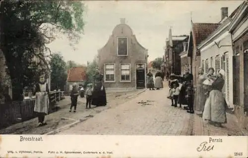 Ak Pernis Rotterdam Südholland Niederlande, Breestraat