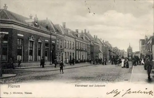 Ak Vianen Utrecht Niederlande, Voorstraat, Lekpoort