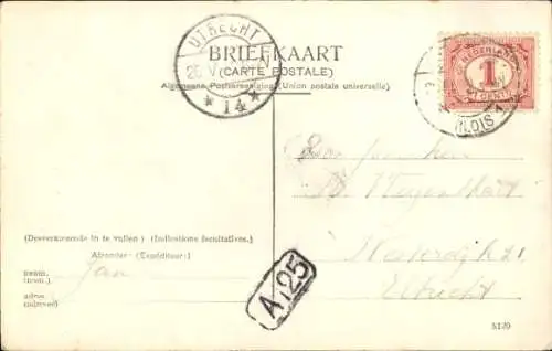 Ak Charlois Rotterdam Südholland Niederlande, Zuidhoek