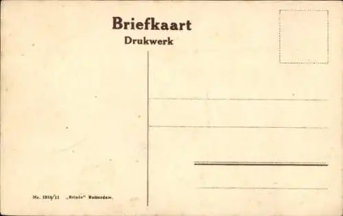 Ak Bergambacht Südholland, Dorpstraat