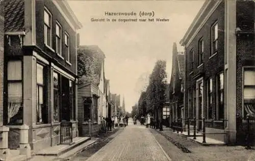 Ak Hazerswoude Village Südholland, Dorpstraat