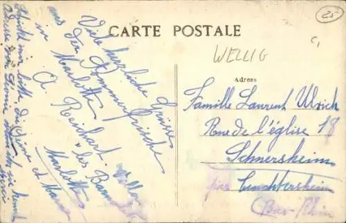 Ak Marlotte Seine et Marne, Les Villas, Route de Fontainebleau