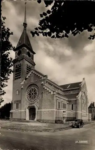 Ak Chaulnes Somme, Kirche