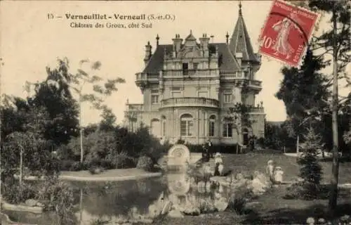 Ak Vernouillet Yvelines, Schloss Groux, Südseite