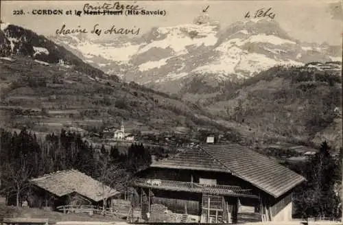 Ak Cordon Haute Savoie, Panorama, Berge