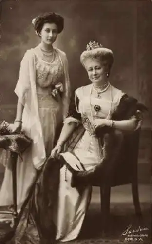 Ak Kaiserin Auguste Viktoria, Prinzessin Victoria Luise von Preußen, Portrait